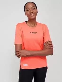 adidas Terrex T-Shirt - Light Red, Light Red Size M Women