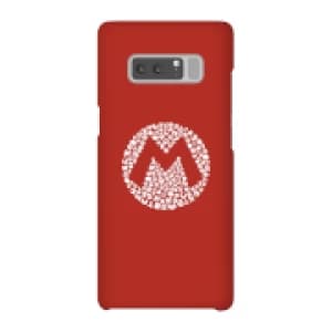 Nintendo Super Mario Mario Items Logo Phone Case - Samsung Note 8 - Snap Case - Gloss