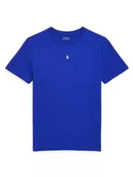 Ralph Lauren Boys Central Pony T-Shirt - Sapphire Star, Blue, Size 5 Years