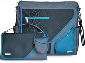 JJ Cole Metra Blue Diamond Changing Bag.