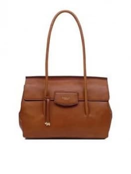 Radley Indigo Place Large Flapover Shoulder Bag - Tan