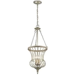 3 Light Medium Ceiling Pendant Gold, E14