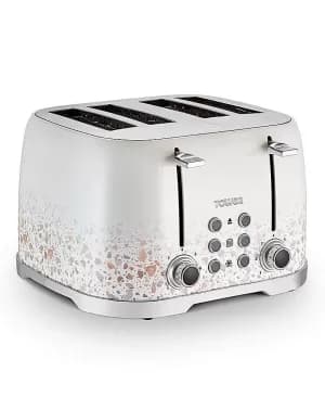 Tower T20069TAN Terrazzo 4 Slice Toaster