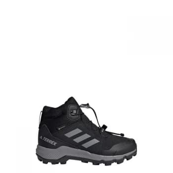 adidas Terrex Mid GORE-TEX Hiking Shoes Kids - Core Black / Grey Three / Core