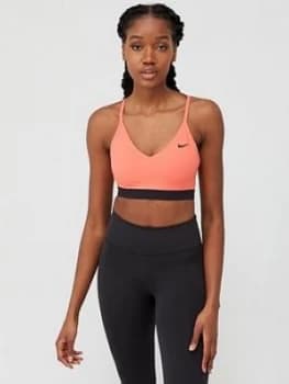 Nike Light Support Indy Sports Bra - Ember