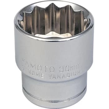 Yamoto - Socket Bi-hexagon 1/2' Square Drive 28MM Chrome Vanadium (12-Point)