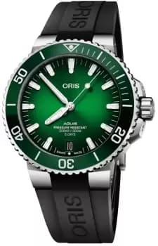 Oris Watch Aquis Date Calibre 400 Green