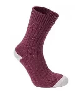 Craghoppers Nevis Walking Sock - Berry Size 6-8, Women