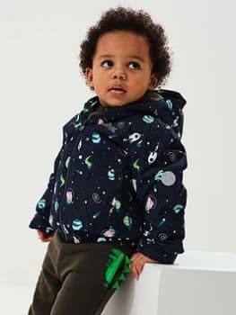 Boys, Regatta Kid's Peppa Pig Muddy Puddle Padded Jacket - Navy, Size 2-3 Years