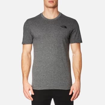 The North Face Mens Simple Dome Short Sleeve T-Shirt - TNF Medium Grey Heather - L