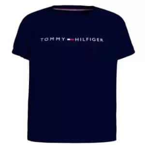 Tommy Hilfiger Tommy Bodywear Origin Short Sleeve Crop Tee Womens - Blue