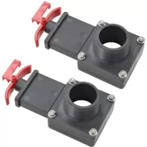 Pool Gate Valve 2 pcs 1.5 Vidaxl Multicolour
