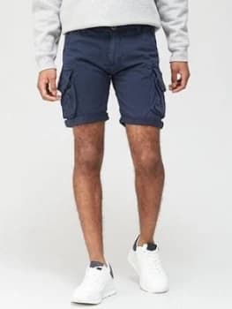 Alpha Industries Crew Cargo Shorts - Blue