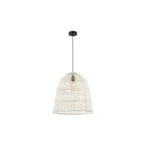 Xanthi Ceiling Pendant Lamp E27 Max 60W Rattan Natrual