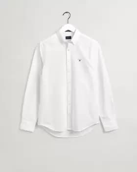 GANT Men Slim Fit Oxford Shirt (XXL) White