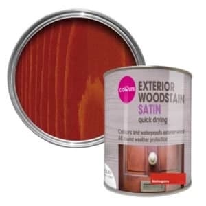 Colours Mahogany Satin Woodstain 0.75L