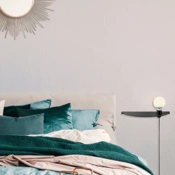 Bedside - 3310 Black Wall Lamp