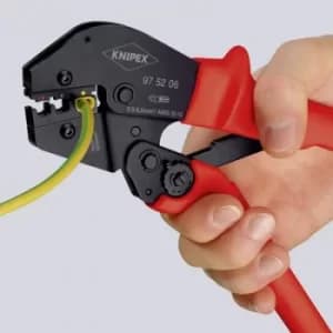 Knipex 97 52 04 Crimper Non-insulated open end connectors 0.1 up to 2.5 mm²