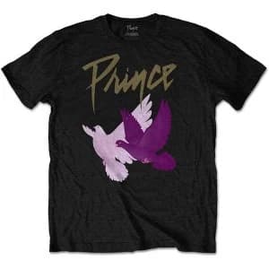 Prince - Doves Mens Medium T-Shirt - Black