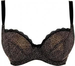 Freya Summer haze underwire balcony bra Black