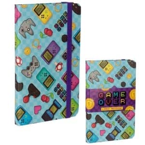 Retro Gaming Design Hardback Notebook