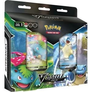 Pokémon TCG: Blastoise V vs. Venusaur V Battle Deck Bundle