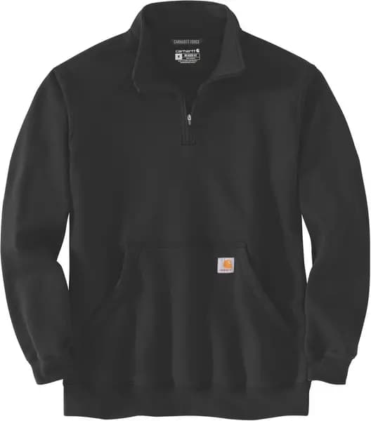 Carhartt Quarter-Zip Sweatshirt, black, Size M