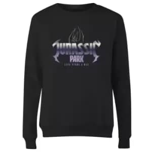 Jurassic Park Life Finds A Way Womens Sweatshirt - Black - L