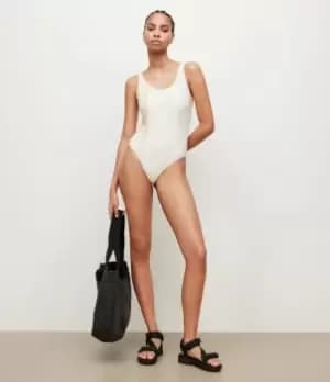 AllSaints Womens Niki Marea Swimsuit, Rainbow Pink, Size: L