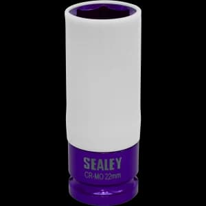Sealey 1/2" Drive Impact Socket Metric for Alloy Wheels 1/2" 22mm