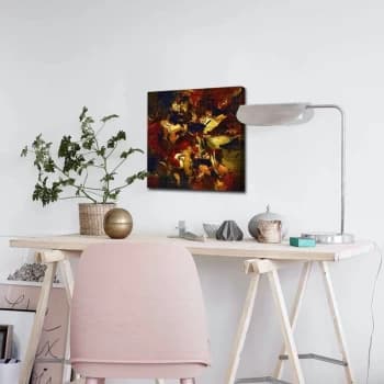 4545ABSC - 040 Multicolor Decorative Canvas Painting