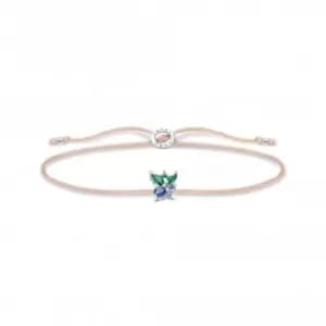 Sterling Silver Multicoloured Blueberry Bracelet LS128-166-7-L20V