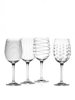 Cheers White Wine Glasses ; Set Of 4