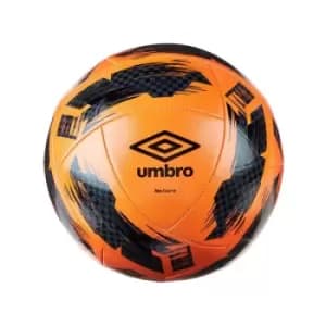 Umbro Swerve Football Orange Black Size 5