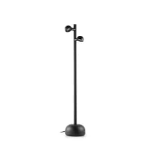 Brot Integrated LED Floor Lamp Multi Arm Black, 2700K