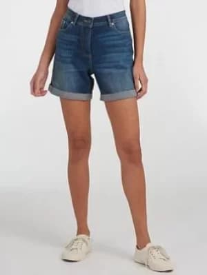 Barbour Barbour Maddison Denim Short -authentic Wash, Blue, Size 10, Women