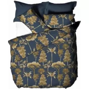 Paoletti Arboretum Duvet Cover Set (Superking) (Blue) - Blue
