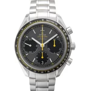 Speedmaster Racing Co-Axial Chronograph 40mm Grey Dial Steel Unisex Watch