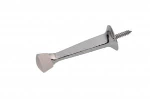 Wickes Solid Door Stop - Chrome