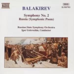 Symphony No 2 - Russia by Mily Balakirev CD Album
