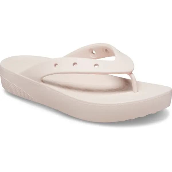 Crocs Womens Classic Platform Slip On Summer Flip Flops UK Size 8 (EU 41) Quartz CRC334-QUARTZ-8