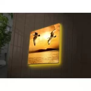 4040DACT-34 Multicolor Decorative LED Lighted Canvas Painting