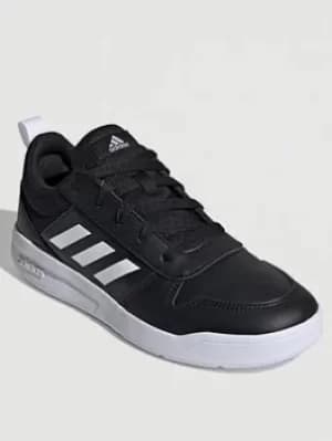 adidas Tensaur Kids, Black/White, Size 12
