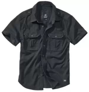 Brandit Vintage Short Sleeve Short-sleeved Shirt black