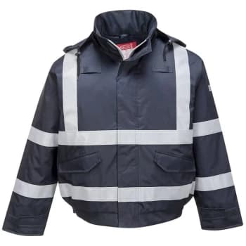 Portwest - S783NAR4XL - sz 4XL Bizflame Rain FR Multi Protection Bomber Jacket - Navy
