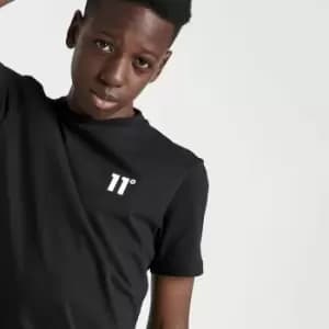 Junior Core T-Shirt Small Logo - Black - 12-13 Years