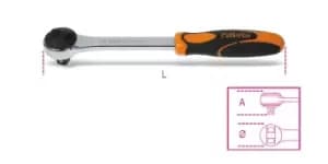 Beta Tools 920/55Q 1/2" Sq Drive Reversible 48 Teeth Ratchet 009200885