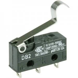 Cherry Switches Microswitch DB2C A1SC 250 V AC 10 A 1 x OnOn momentary
