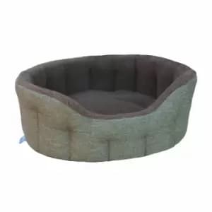 P&L Basket Weave Dog Bed Large Tweed