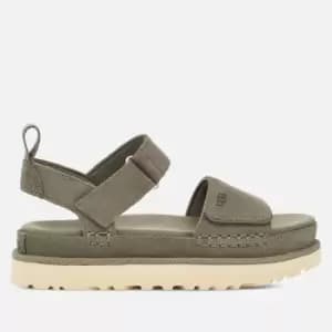 UGG Womens Goldenstar Suede Flatform Sandals - UK 4